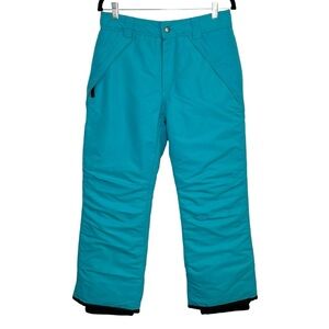 Sportcaster Snow Pants Size Small Turquoise Blue Ski Snowboard Winter Sports